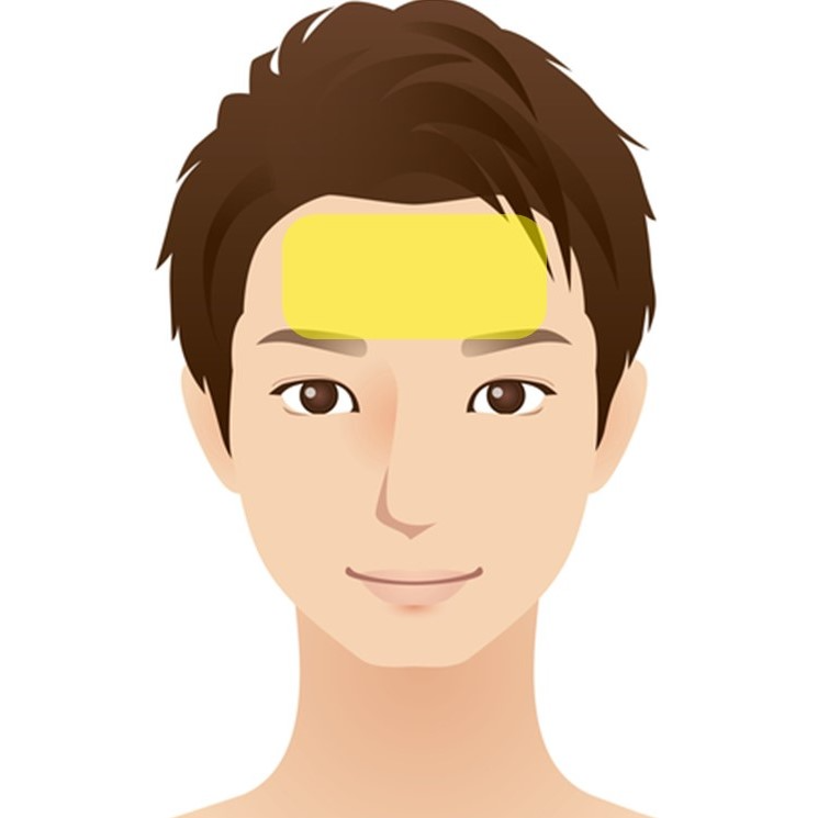 おでこ
